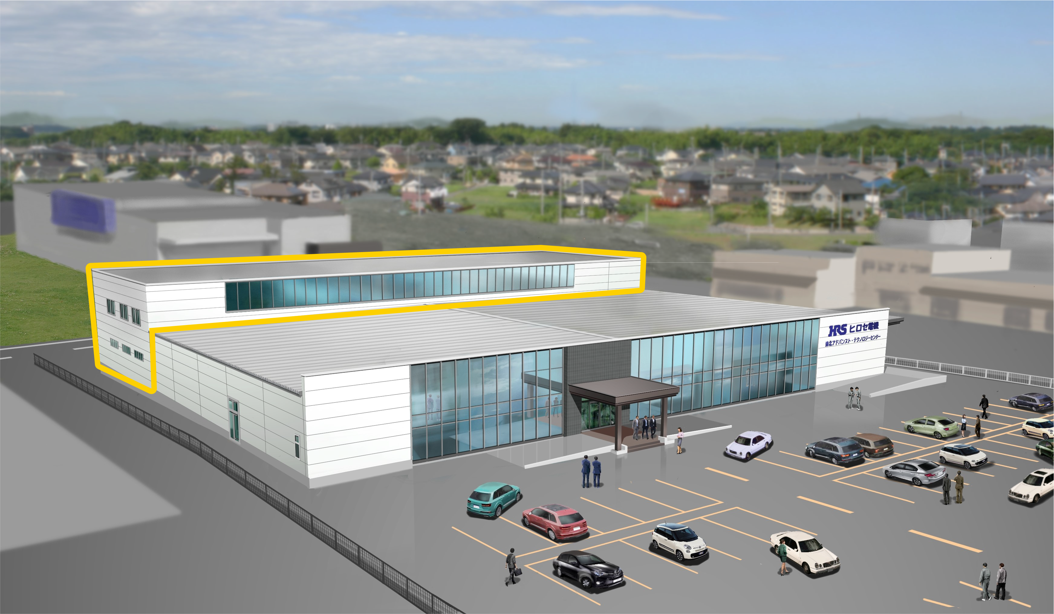 東北アドバンスト・テクノロジーセンター増築イメージ画像