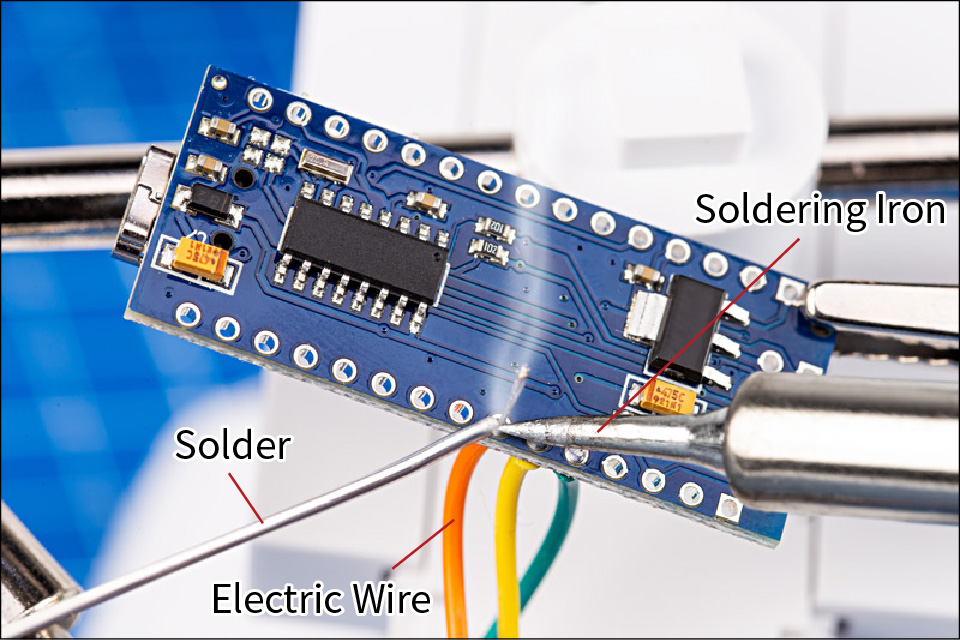 Solder, Soldering Iron, Electric Wire