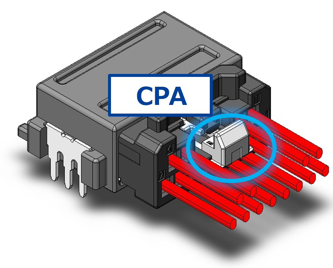 ZE05シリーズコネクタにおけるCPAのイメージ画像